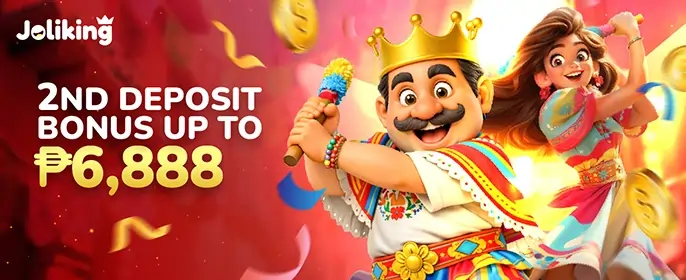 Joliking members can enjoy a 6,888 pesos second deposit bonus